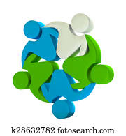 Teamwork 3D business logo Teamwork 3D business logo