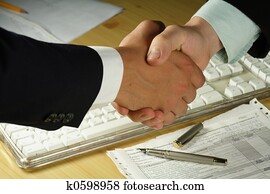 záležitosť, handshake