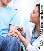 aufpassen, a, patient