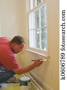Painter working Painter working
