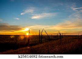dakota south sunrise fotosearch landscape