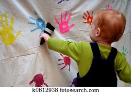 Toddler Painting Toddler Painting