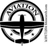 vektor, luftfahrt, briefmarke vektor, luftfahrt, briefmarke