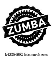 Famous dance style, zumba stamp Famous dance style, zumba stamp