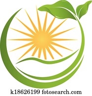 Health nature logo vector Health nature logo vector