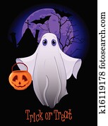Trick or Treating Ghost Trick or Treating Ghost