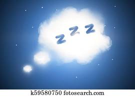 Abstract sleep cloud background Abstract sleep cloud background