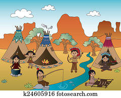 american indian village american indian village