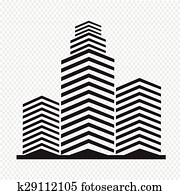 bürogebäude, symbol