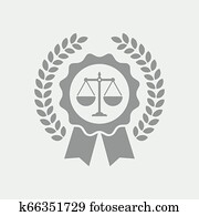 Legal assistance service icon Legal assistance service icon