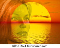 Woman in the sun Woman in the sun