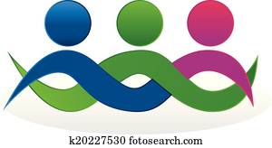 התחבר, ידידים מחבקים, לוגו