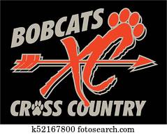 bobcats, überqueren land