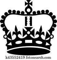 Crown in Keep calm style Crown in Keep calm style