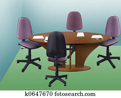 Office Furniture Stock Photography | k0687515 | Fotosearch