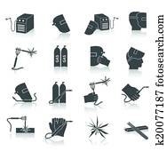 Welder Icons Set Welder Icons Set