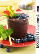 Blueberry smoothie