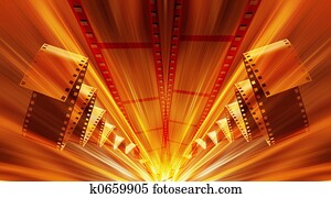 Film strip abstract