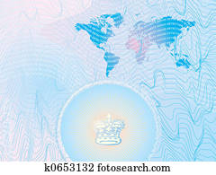 security background blue