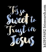 tis, אז, מתוק, לבטוח, ב, ישו