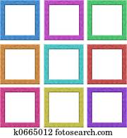 Colorfull Picture Frames Colorfull Picture Frames
