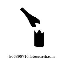 Broken Bottles Illustrations and Clip Art. 259 broken bottles royalty