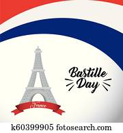 dia bastille, desenho