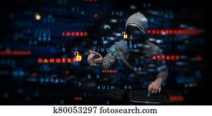 Hacker in hoodie dark theme Hacker in hoodie dark theme