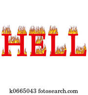 Hell on fire Hell on fire
