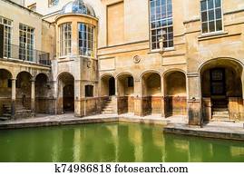 England Bath North East Somerset Bath Pump Room Roman Baths