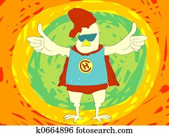 Super hero Chicken Super hero Chicken