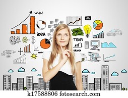 businesswoman thinking businesswoman thinking