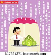 dinheiro, risco, gerência