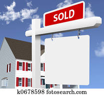 Home SOLD Real Estate Sign Home SOLD Real Estate Sign
