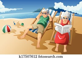 Senior couple enjoying their retirement Senior couple enjoying their retirement