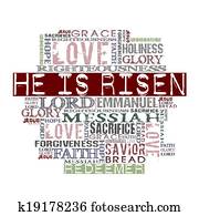 ישו הנוצרי, is, עלה