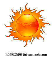 太陽 イラスト 1000 太陽 画像 Fotosearch