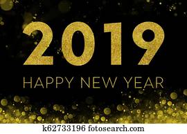 2019, -, feliz ano novo