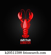 lobster seafood menu design background lobster seafood menu design background