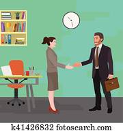 meeting in the office meeting in the office