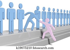 social, gens, aide, nouveau, membre, joindre, haut