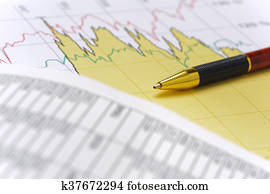 tabelle, von, finanziell, budget, calculat