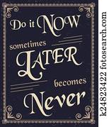 בציר, פוסטר, עם, מוטיבציה, צטט