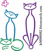 Cat Trio Cat Trio