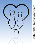 Cats in love Cats in love