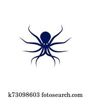 octopus icon Vector Illustration desig N octopus icon Vector Illustration desig N