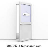 Open door Open door