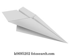 paper toy plane