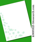 Shamrock Notepaper