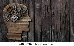 brain function, psychology, memory or mental activity concept